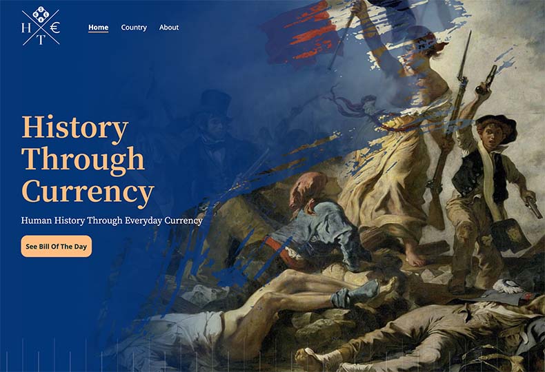 Portfolio item image History Through Currency