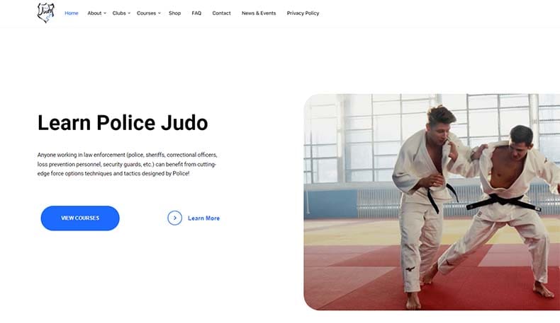Portfolio item image Police Judo