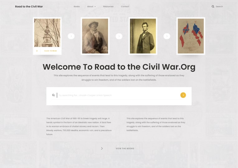 Road to the civil war Portfolio