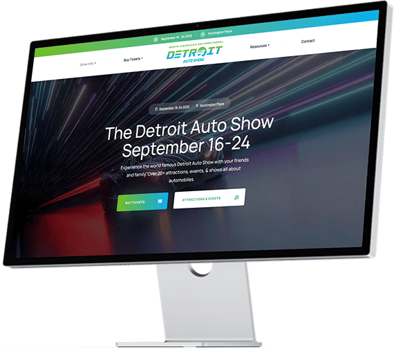 The Detroit Auto Show Website Mac